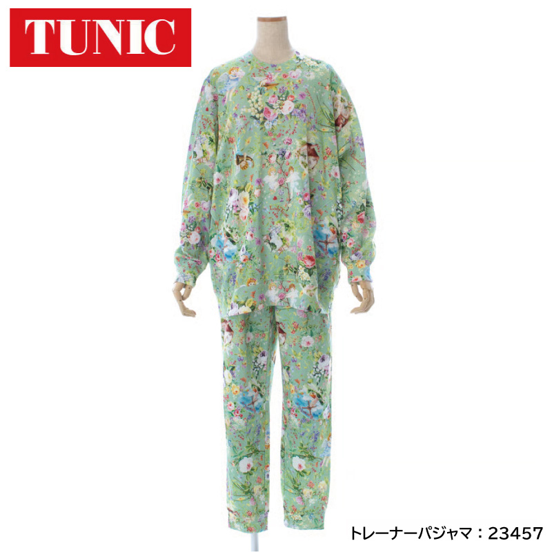 チュニック トレーナーパジャマ 23457P TUNIC 40接結 エンジェルビュー