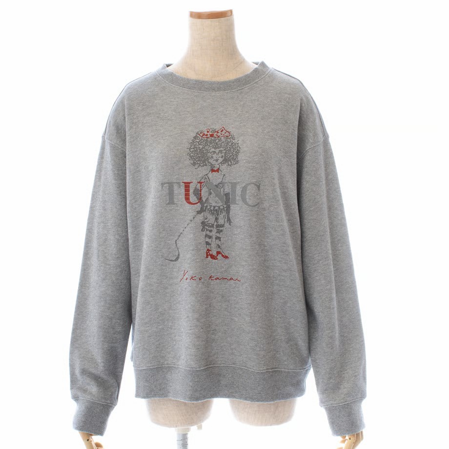 TUNIC チュニック トレーナー 鴨居キャラクター アフロ 鴨居羊子 かもいようこ フリーサイズ 6662 チュニック TUNIC トレーナー 6662 鴨居キャラクター アフロ 鴨居羊子