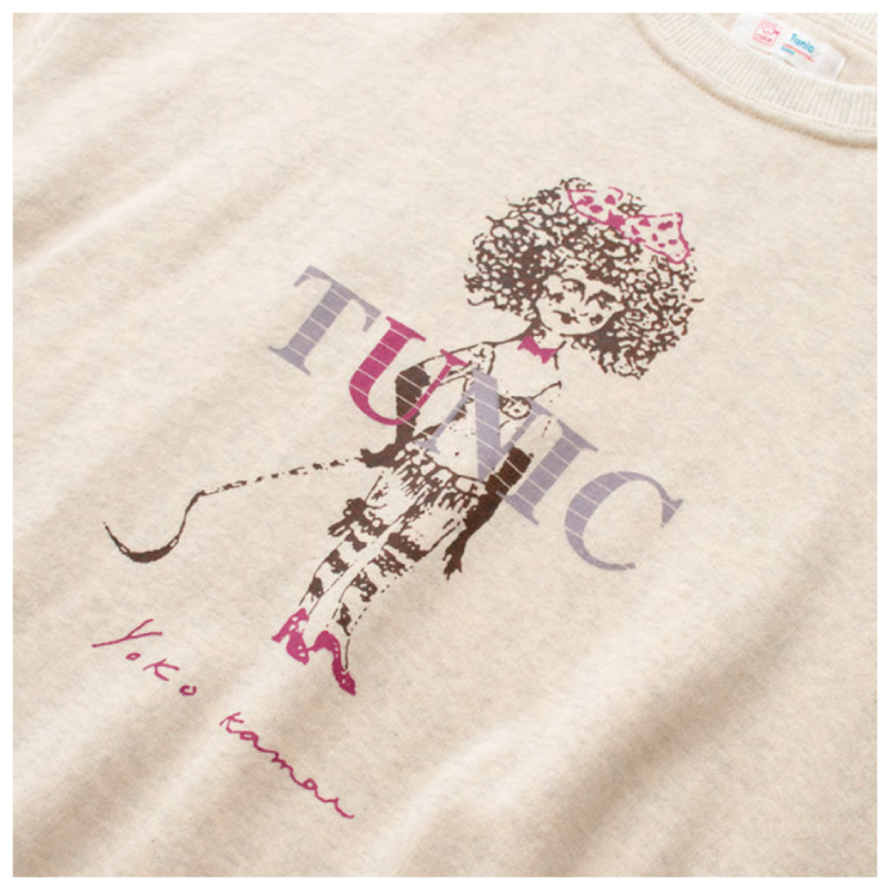 鴨居羊子　TUNIC トップス　トレーナー　イングリッシュティタイム 鴨居羊子 TUNIC トップス トレーナー イングリッシュティタイム