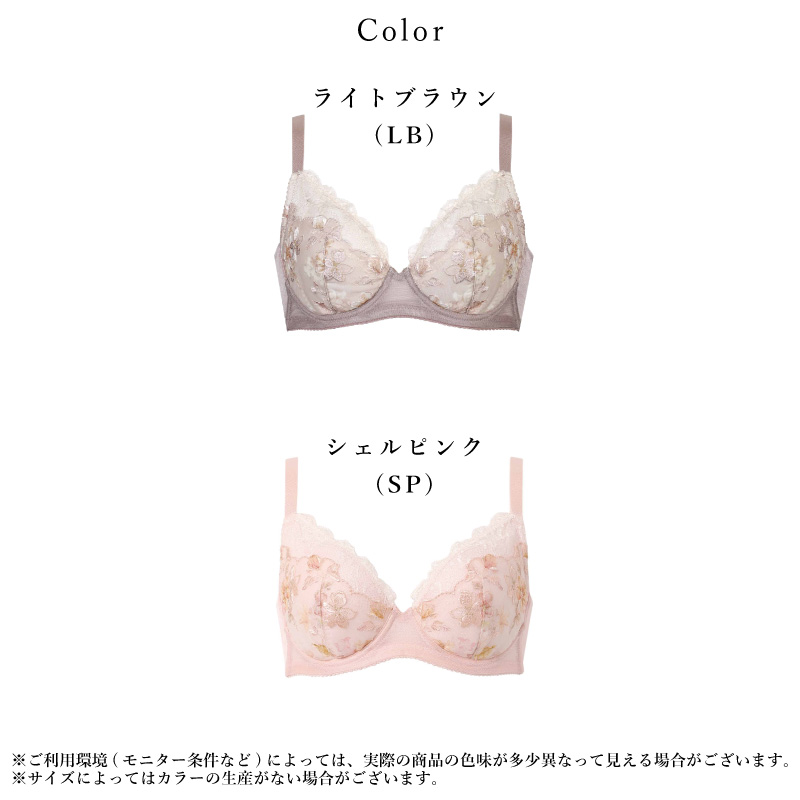 ワコール小さく見せるブラ(レーシィ) ワイヤーブラ＆ショーツ　新品未使用 WACOAL ブラジャー 「小さく見せるブラ（レーシィ