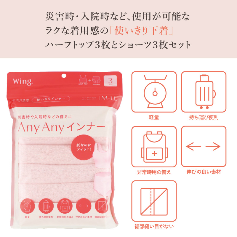 Wing ワコール ウイング ブラジャー＆ショーツセット CW1000