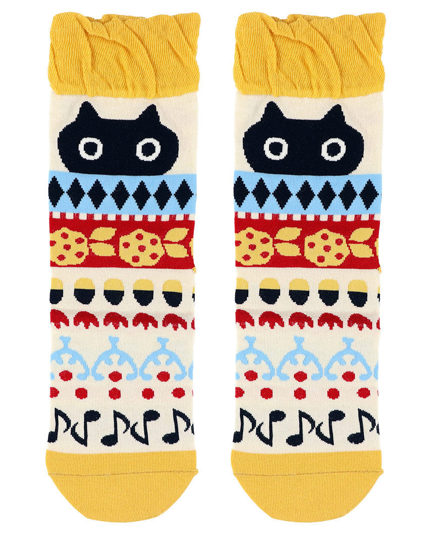 新品タグ付き マタノアツコ ワコール パジャマ ルームウェア 靴下 イエロー L WACOAL（ワコール） レディースパジャマ マタノアツコ長袖長パンツ