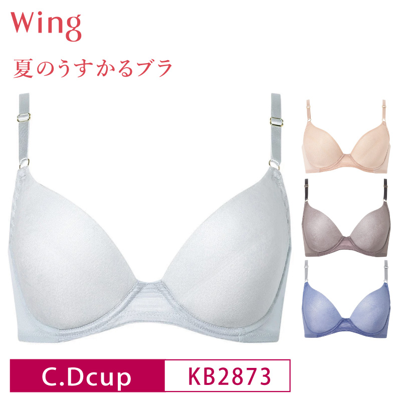 Wing ワコール ウイングブラジャー KB2873 Wacoal 夏のうすかるブラ 3