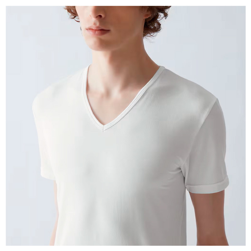 COOLMAGIC グンゼ アセドロン VネックTシャツ MCA615 GUNZE