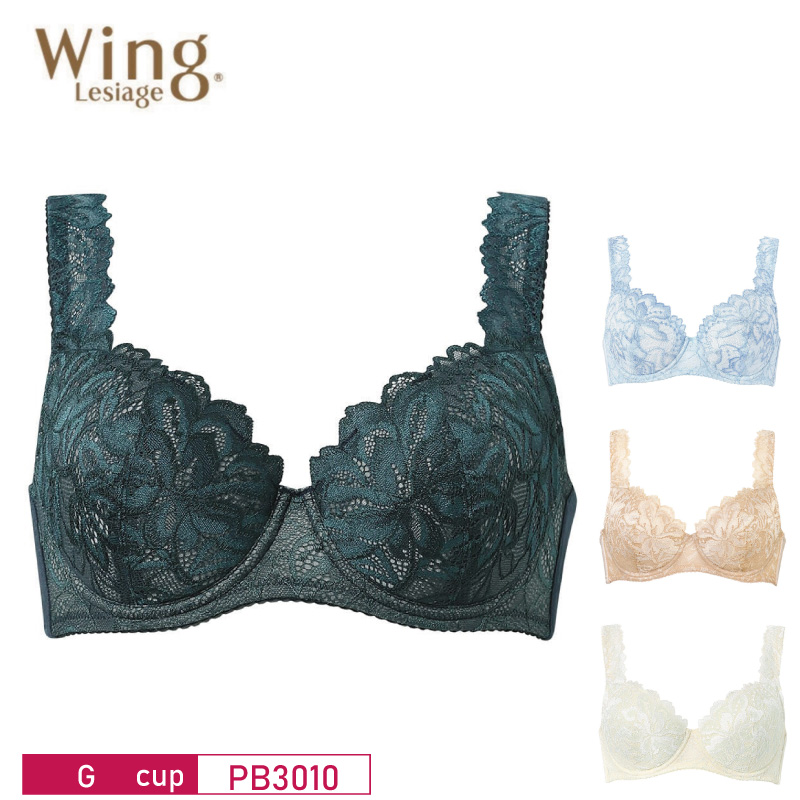 Wacoal Wing レシアージュしっかりフィット上下セットC70❣️GY♡ᵕ̈* C70/M【新品】ワコール Wing レシアージュ ブラジャーショーツセット