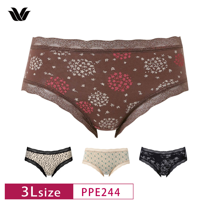 WACOAL（ワコール） 綿混ショーツ ローライズ PPE244 wacoal