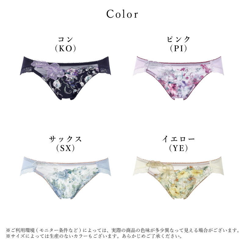 リボンブラ ワコール 脇すっきり ショーツ はきこみ丈あさめ