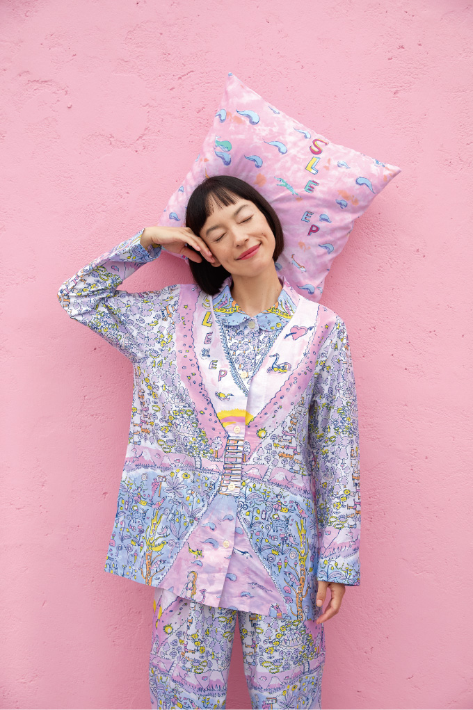 ツモリチサト パジャマ 上下 未使用 Tsumori Chisato tsumori chisato SLEEP ワコール Wacoal ツモリチサト UDX506 パジャマ
