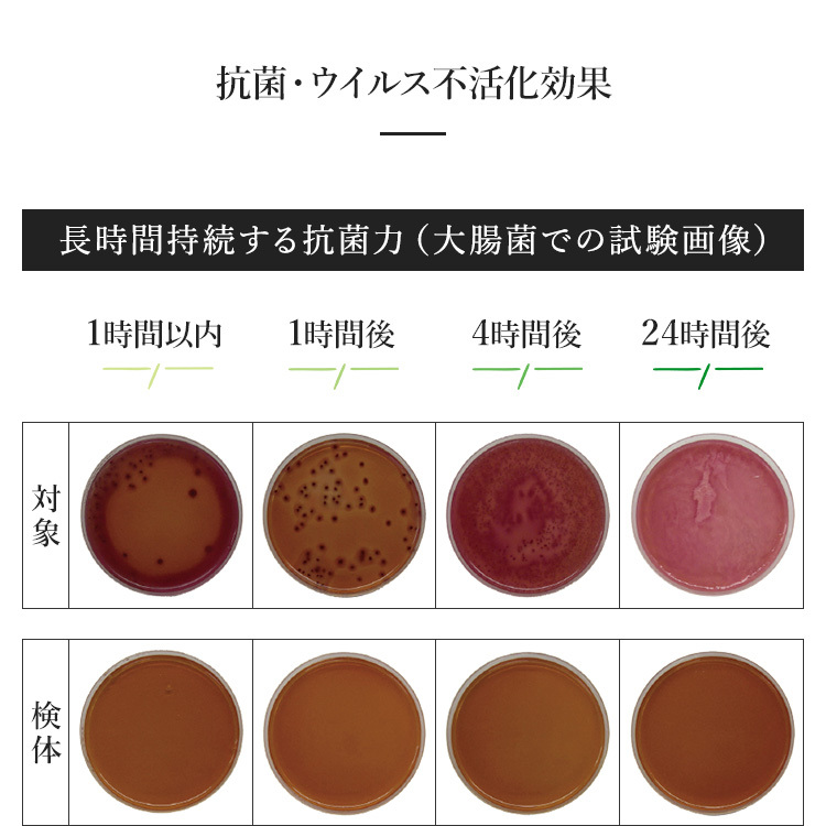 抗菌・ウイルス不活化効果