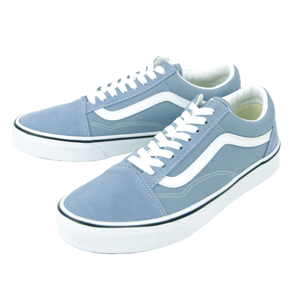 バンズ スニーカー メンズ 正規販売店 Vans スニーカー オールドスクール Vans Old Skool Ballad Blue True White Vn0a3wkt4g4 ブラインド専門店 Interior Mixon 通販 Yahoo ショッピング