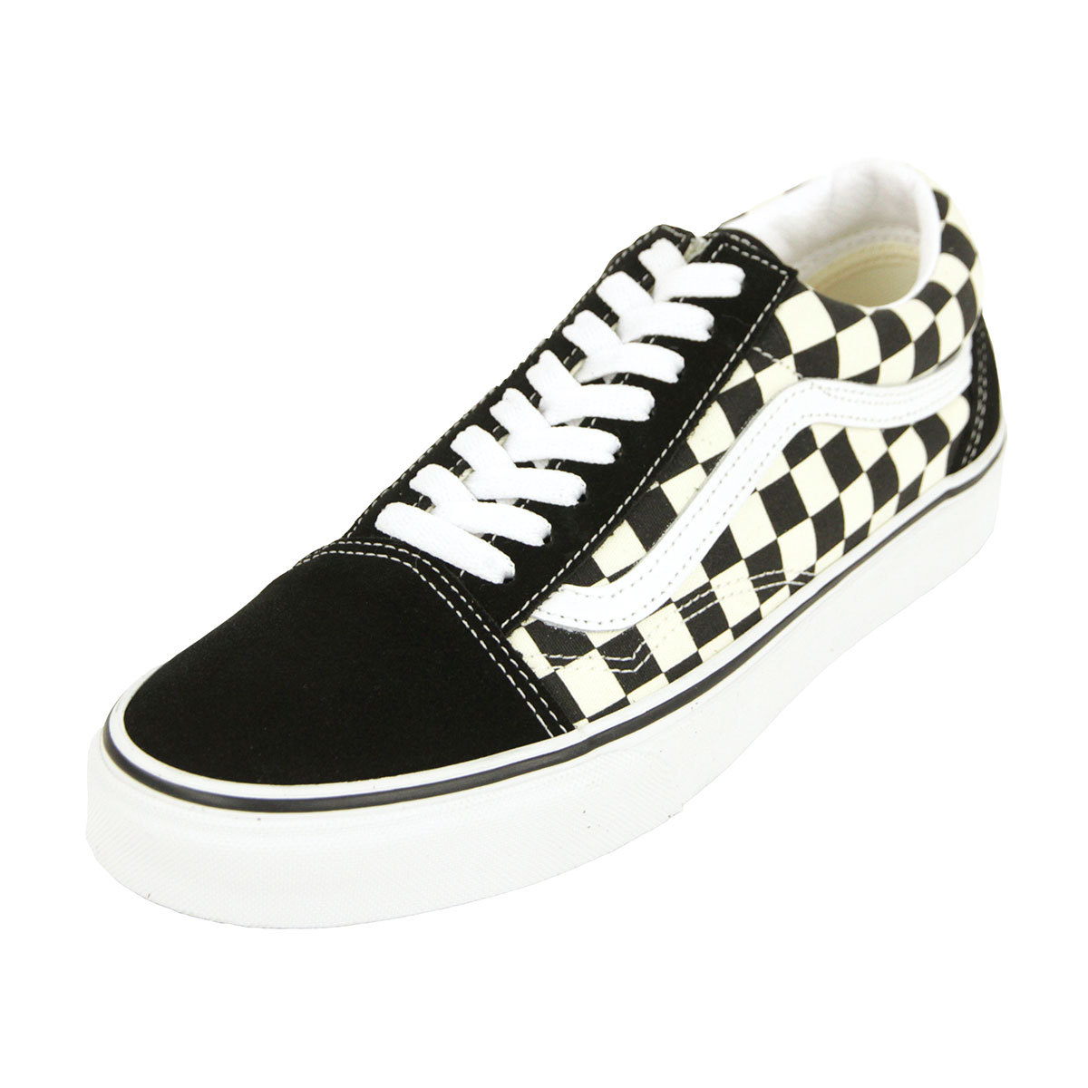 バンズ スニーカー メンズ 正規販売店 VANS オールドスクール チェッカーボード VANS OLD SKOOL (PRIMARY CHECK) BLACK/WHITE VN0A38G1P0S