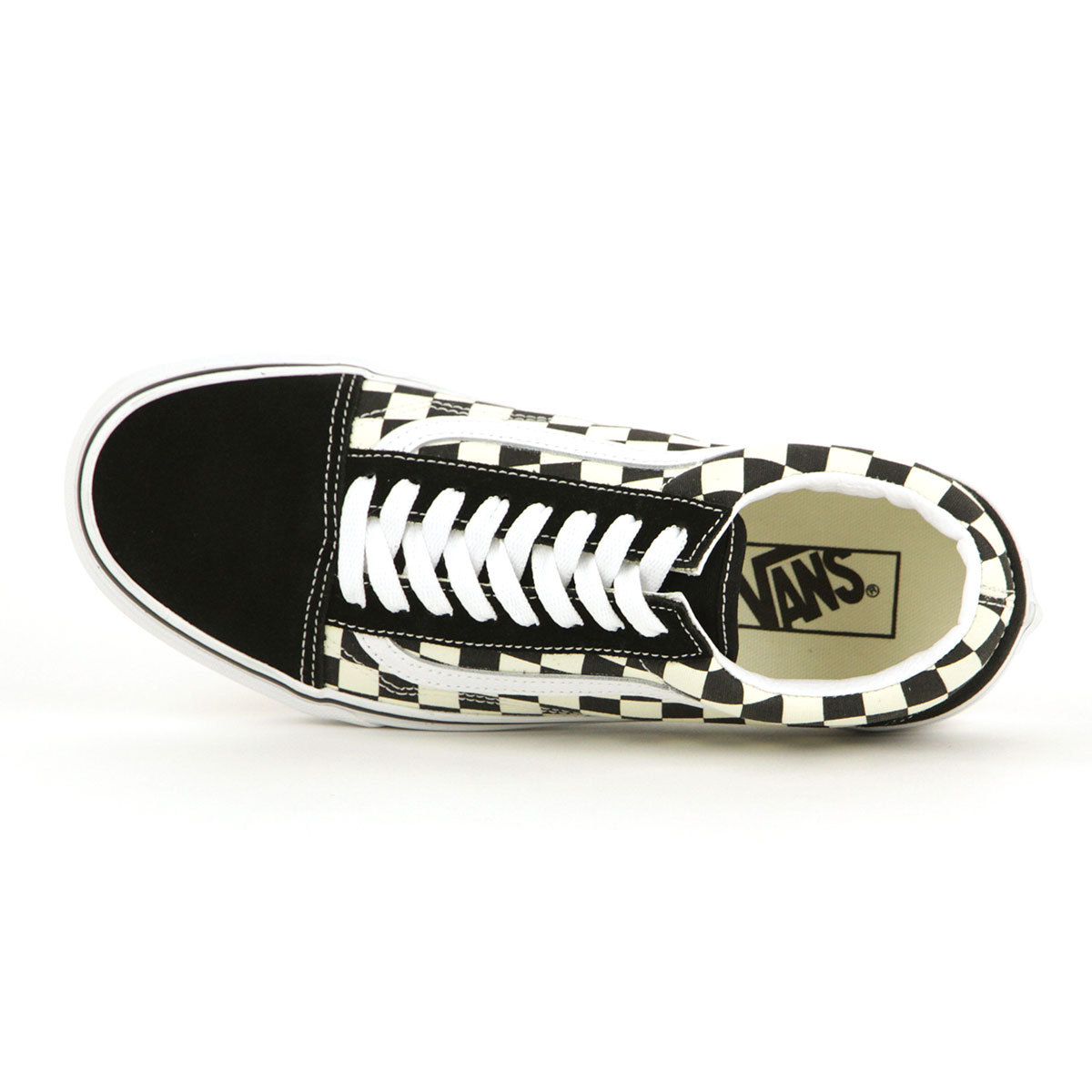 バンズ スニーカー メンズ 正規販売店 VANS オールドスクール チェッカーボード VANS OLD SKOOL (PRIMARY CHECK) BLACK/WHITE VN0A38G1P0S