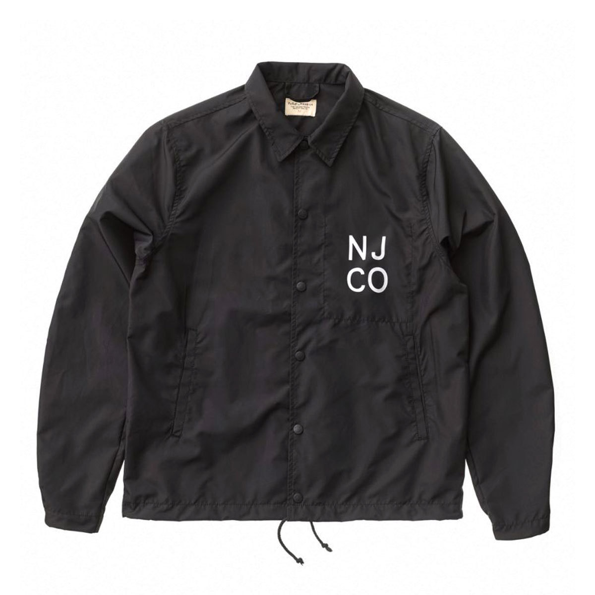 ヌーディージーンズ アウター メンズ 正規販売店 Nudie Jeans ジャケット コーチジャケット JOSEPH COACH JACKET  BLACK B01 160654 5025