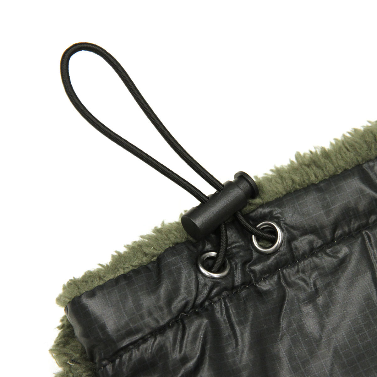 ポーラー マフラー メンズ レディース 正規販売店 POLER ネックウォーマー リバーシブル REVERSIBLE SHEEP FLEECE NECK WARMER BLACK/OLIVE