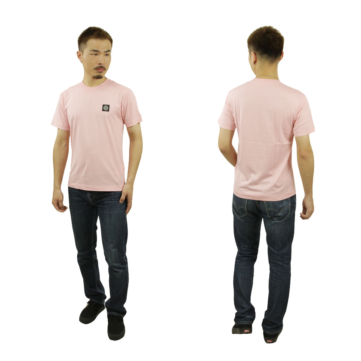 STONE ISLAND（ストーン アイランド） メンズ 半袖Tシャツ 正規品 ロゴ