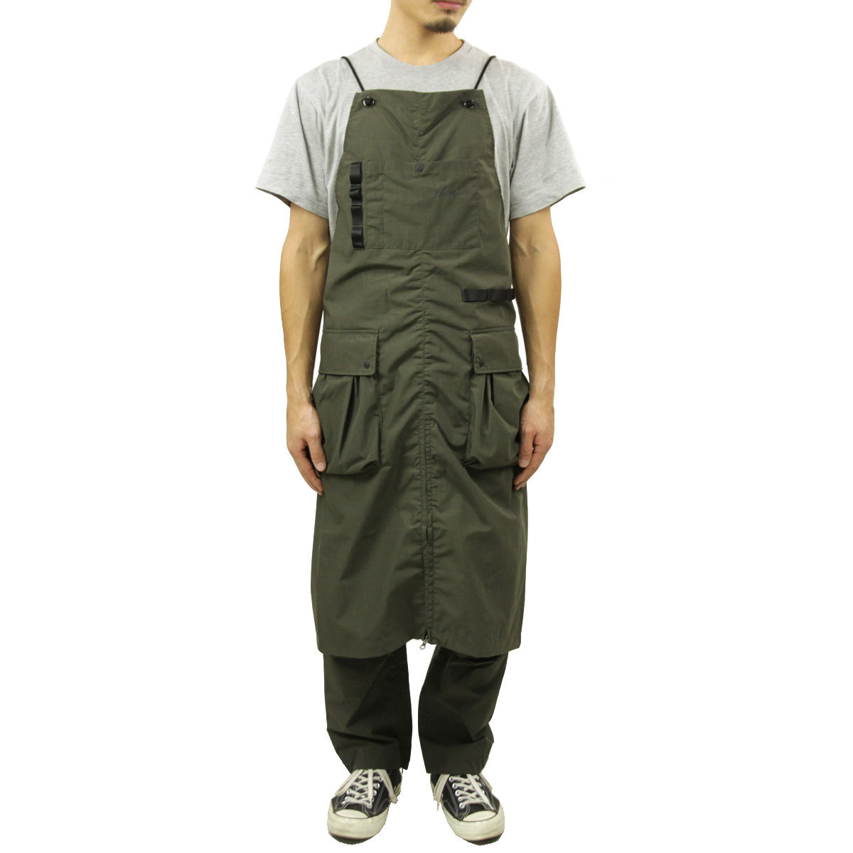 ナンガ エプロン メンズ レディース 正規販売店 NANGA アウトドア 難燃素材エプロン NANGA TAKIBI FIELD APRON  D.KHAKI