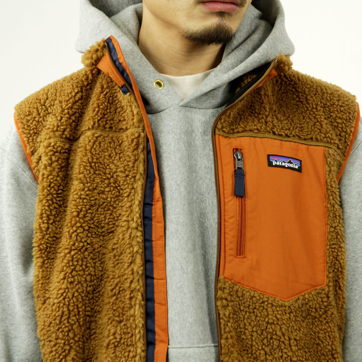 パタゴニア ベスト メンズ 正規品 patagonia レトロX ボアベスト アウター MEN'S CLASSIC RETRO-X FLEECE  VEST BEAR BROWN 23048