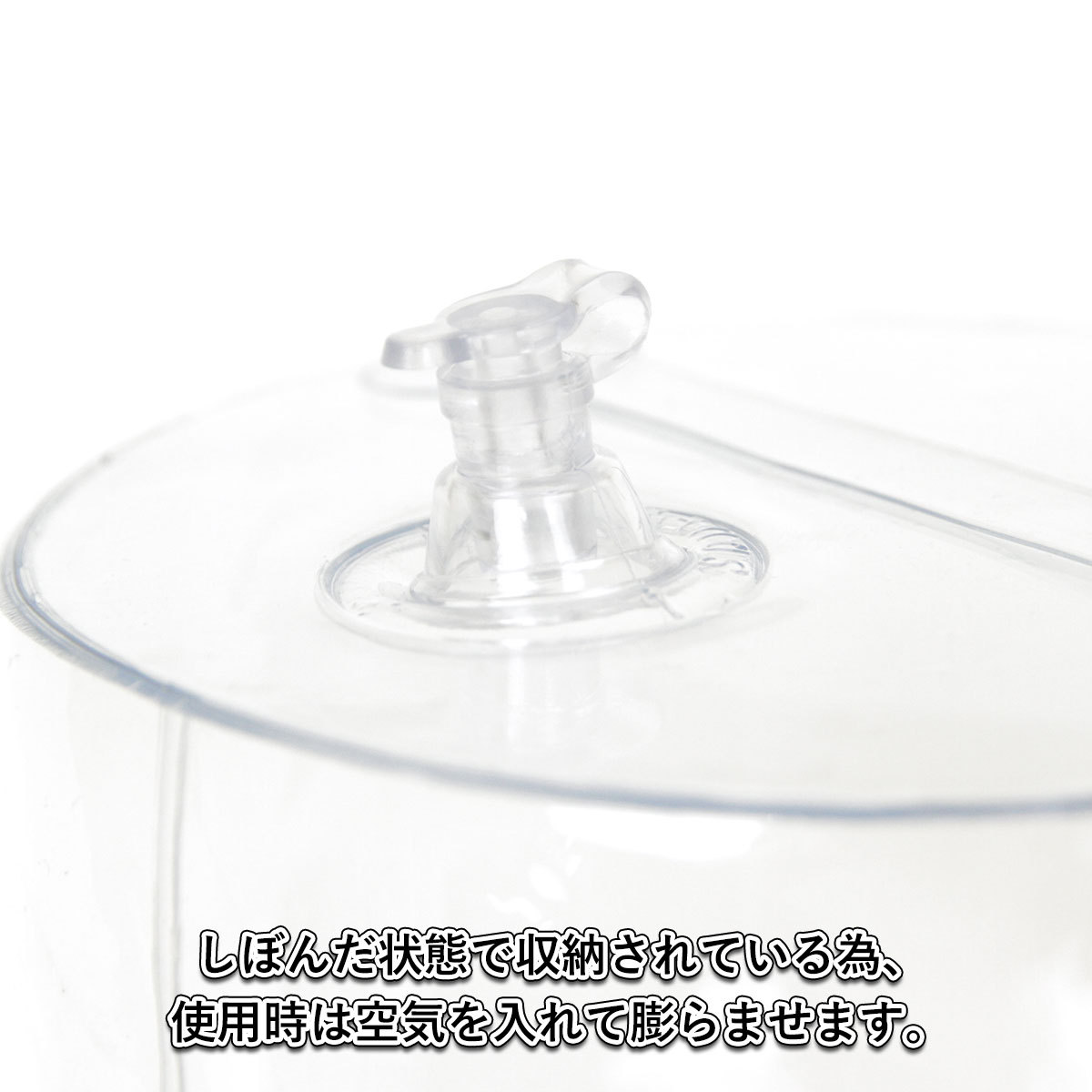 ポーラー ライト 正規販売店 POLER アウトドアライト アウトドアグッズ ソーラーランプ POLER INFLATABLE SOLAR LAMP 211ACU9704 CLEAR