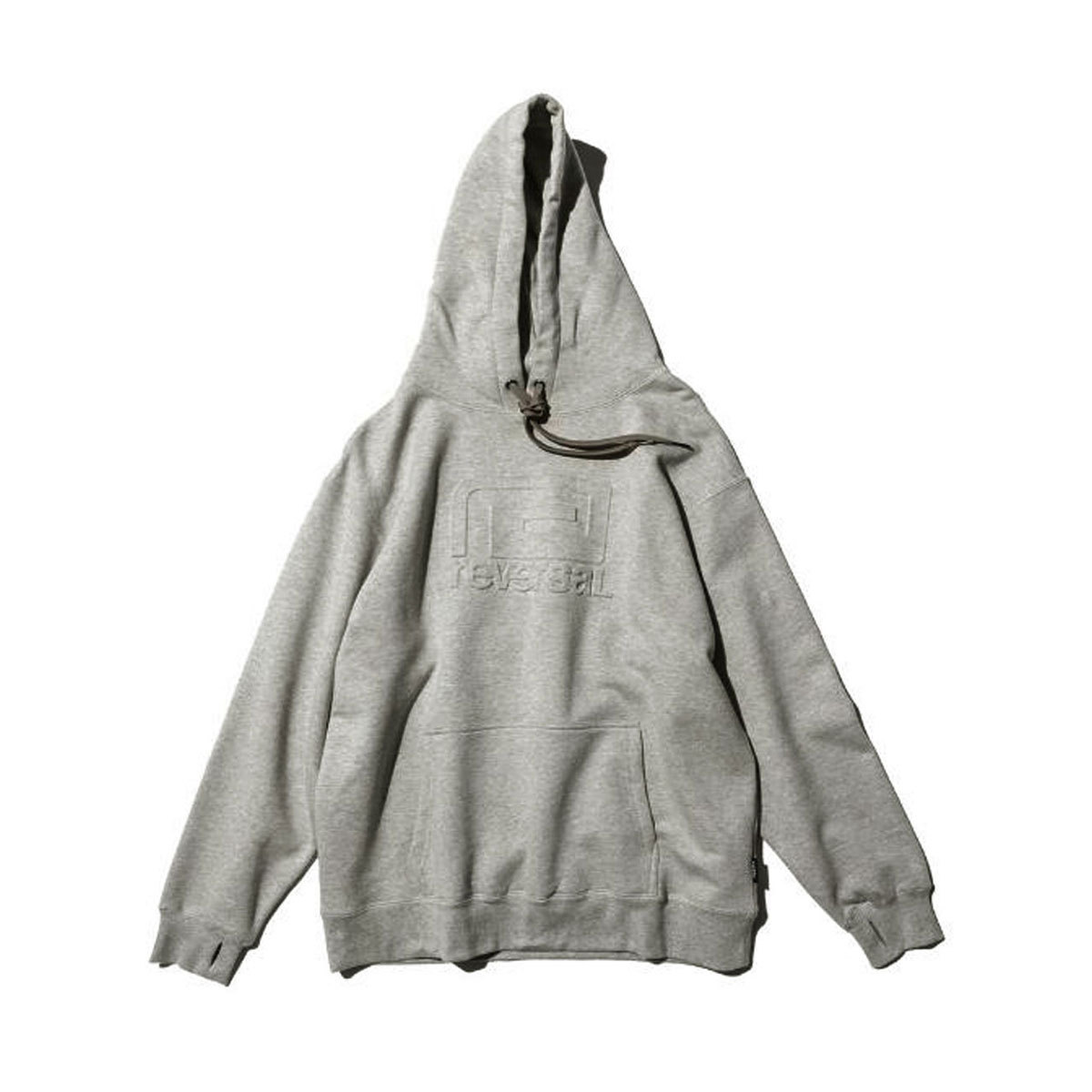 リバーサル パーカー メンズ 正規販売店 REVERSAL rvddw プルオーバーパーカー EMBOSS BIG MARK SWETA PARKA  rv21aw209 H.GRAY