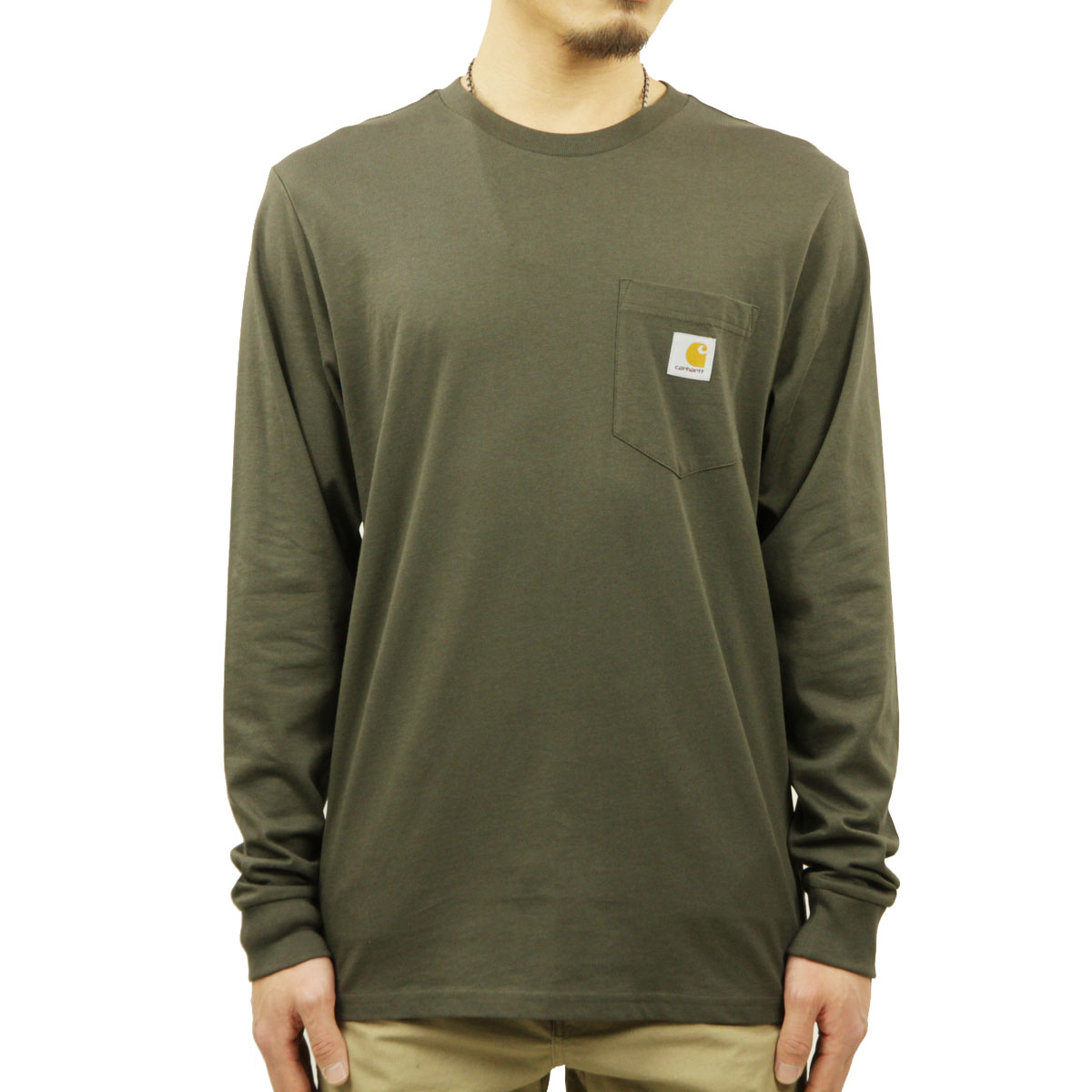 カーハート ロンT メンズ 正規品 CARHARTT WIP 長袖Tシャツ ポケT L/S POCKET T-SHIRT CYPRESS  I022094 63