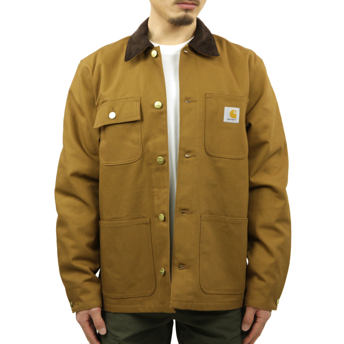 カーハート アウター メンズ 正規品 CARHARTT WIP ミシガンコート ジャケット MICHIGAN COAT RIGID HAMILTON  BROWN / 父の日 プレゼント ラッピング