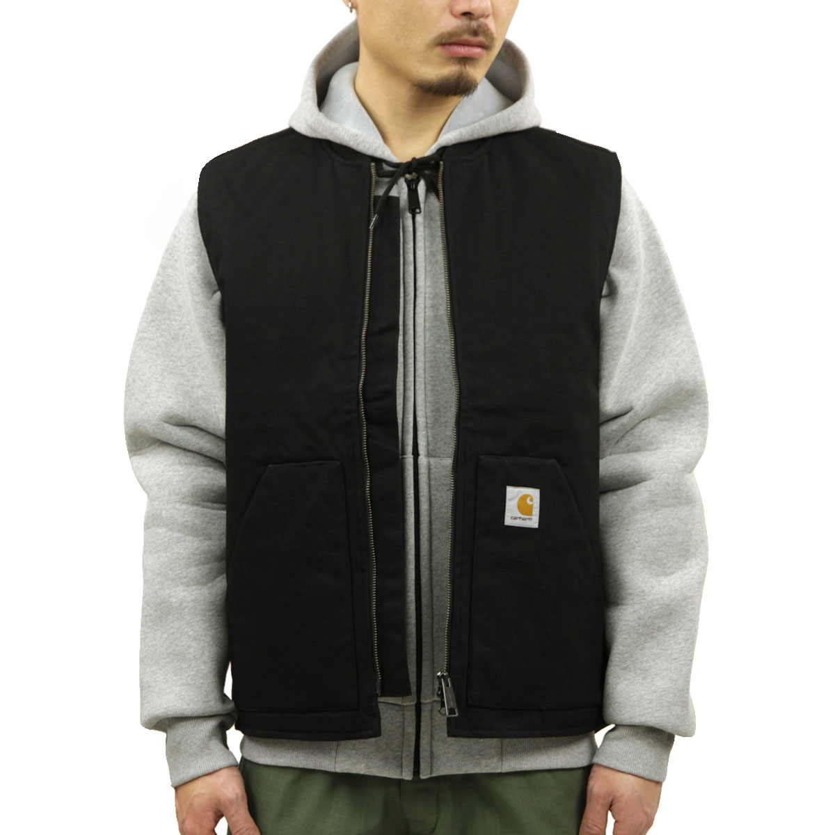 カーハート ベスト メンズ 正規品 CARHARTT WIP ベスト アウター VEST RIGID BLACK I028423 89