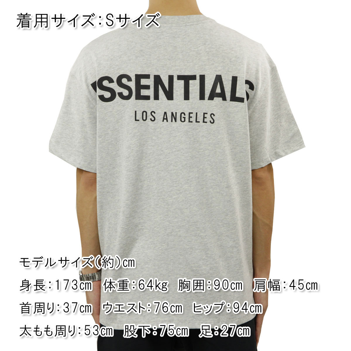 フィアオブゴッド fog essentials Tシャツ メンズ 正規品 FEAR OF GOD エッセンシャルズ 半袖Tシャツ ロゴT FOG  ESSENTIALS LOS ANGELES BOXY T-SHIRT