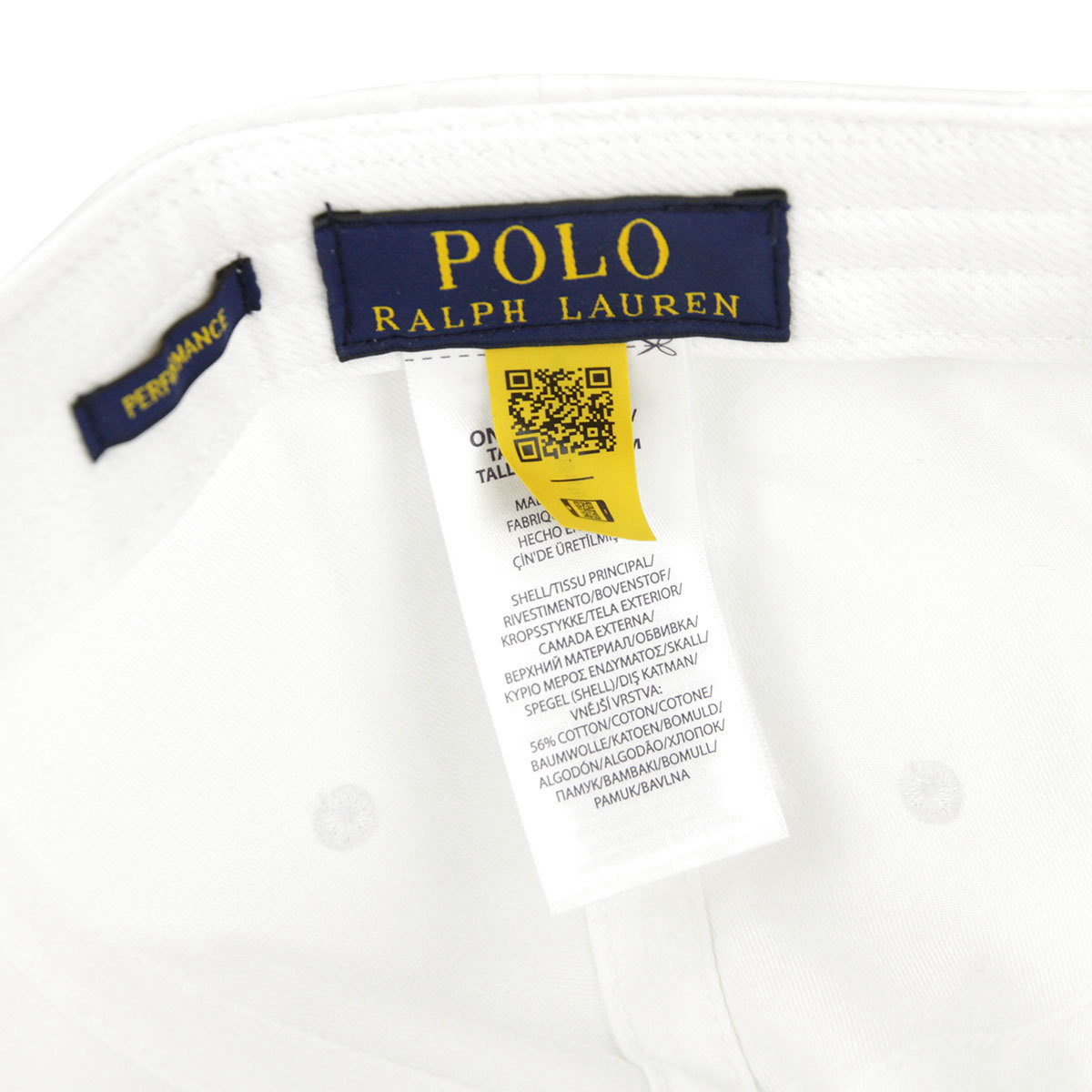 ポロ ラルフローレン キャップ メンズ レディース 正規品 POLO RALPH LAUREN 帽子 ベースボールキャップ PERFORMANCE PONY CAP H214SC77 WHITE