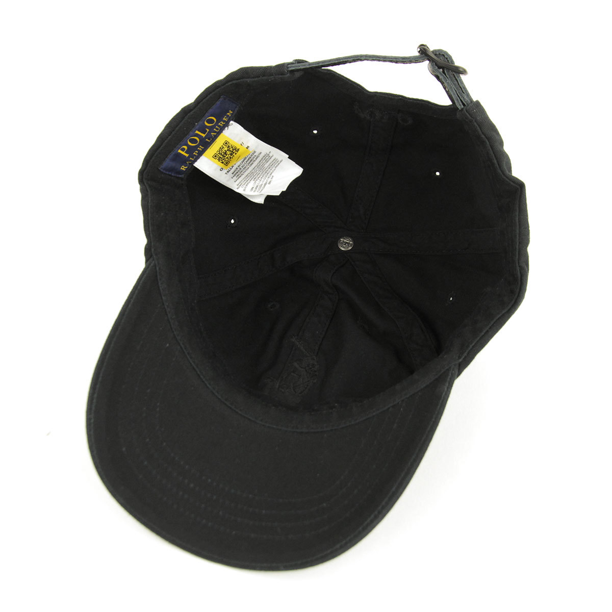 ポロ ラルフローレン キャップ メンズ レディース 正規品 POLO RALPH LAUREN 帽子 ビッグポニー ベースボールキャップ BIG PONY CHINO CAP H214SC02 BLACK/BLACK