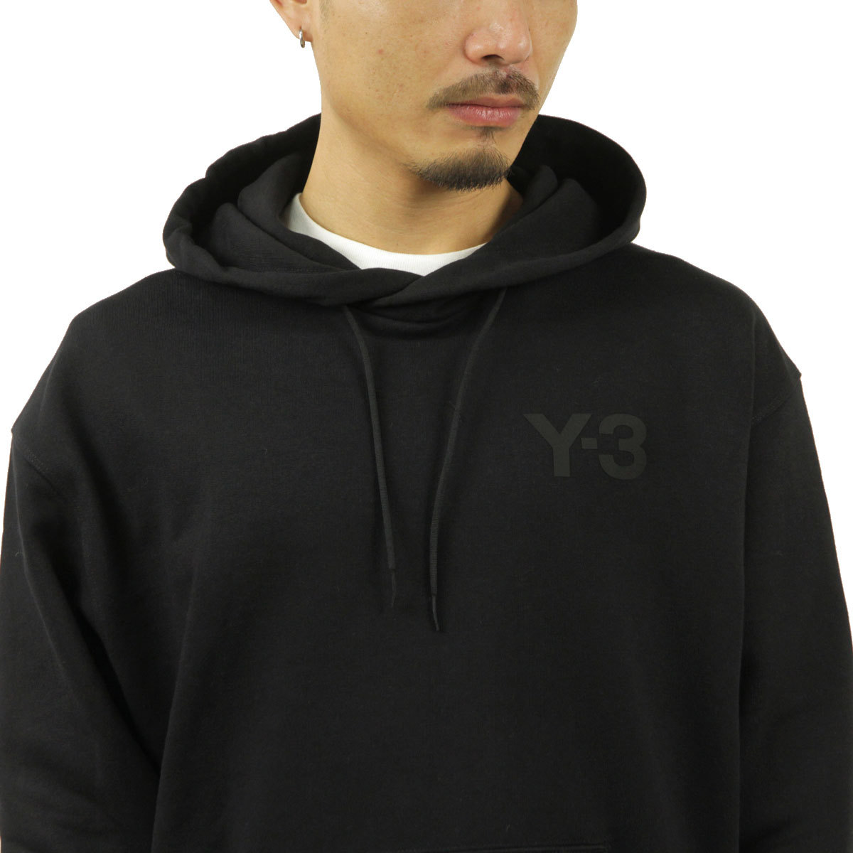 【ボーナスストア 誰でも+5% 4/21 0:00〜4/22 23:59】ワイスリー パーカー メンズ 正規品 Y-3 プルオーバーパーカー M  CLASSIC CHEST LOGO HOODIE GV4