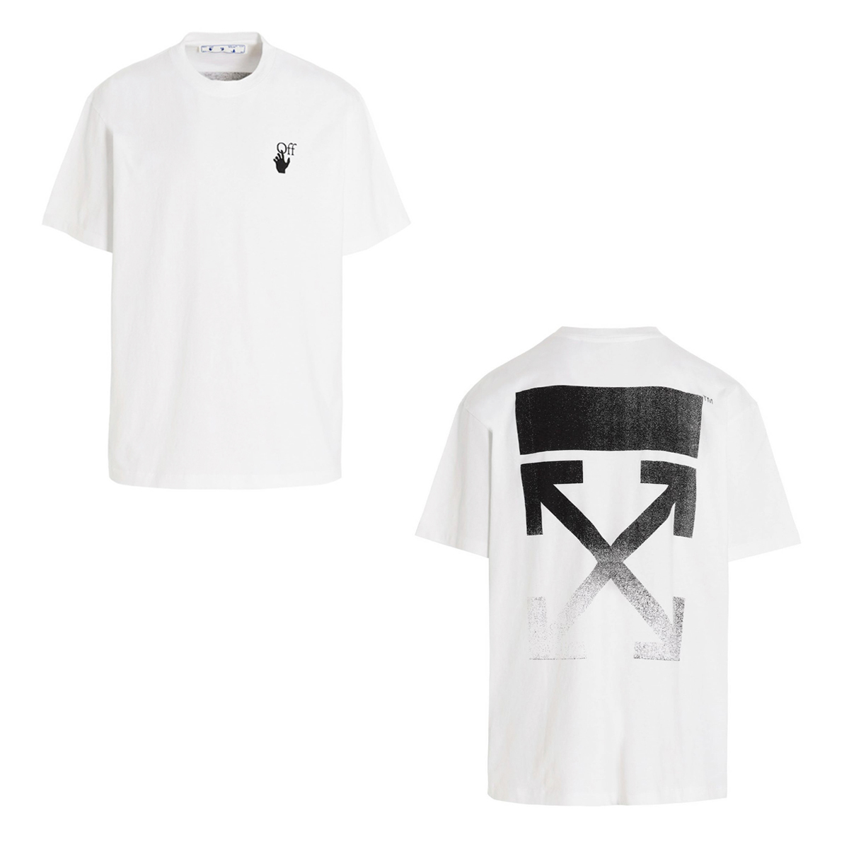 オフホワイト Tシャツ メンズ 正規品 OFF-WHITE 半袖Tシャツ バック