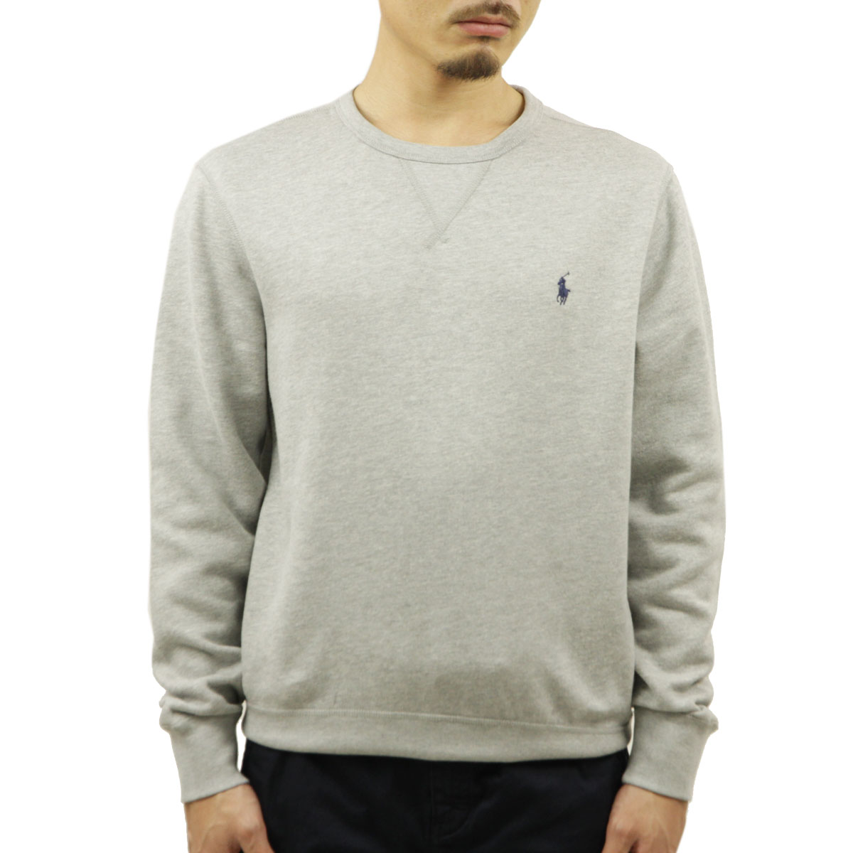 ポロ ラルフローレン スウェット メンズ 正規品 POLO RALPH LAUREN トレーナー RL FLEECE CREWNECK  SWEATSHIRT K221SC25 710766772004 ANDOVER HEATHER