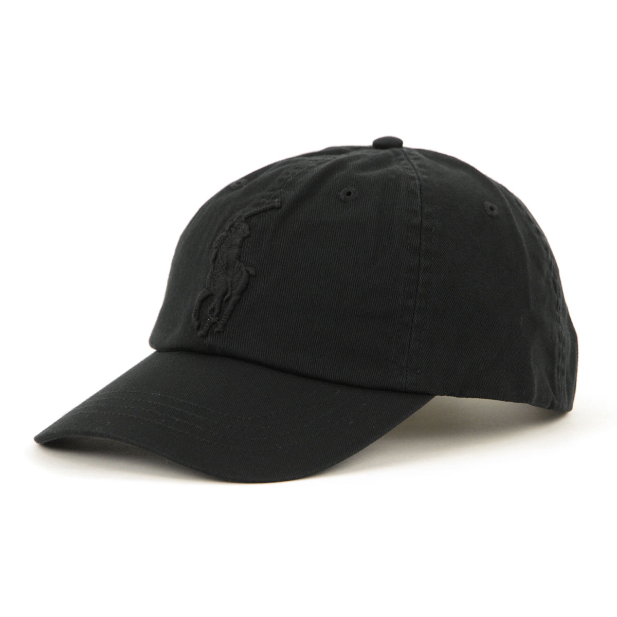 ポロ ラルフローレン 帽子 メンズ レディース 正規品 POLO RALPH LAUREN ビッグポニー キャップ ベースボールキャップ BIG PONY CHINO SPORT CAP H221SC02 710780286001 BLACK/BLACK