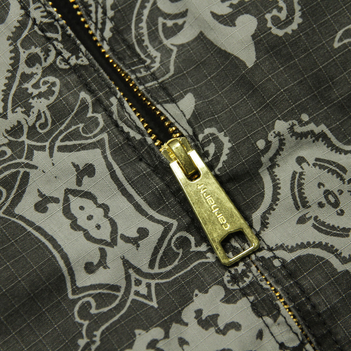 カーハート メンズ ジャケット 正規品 CARHARTT WORK IN PROGRESS ペイズリー柄 デトロイトジャケット DETROIT JACKET VERSE PRINT I030763 BK