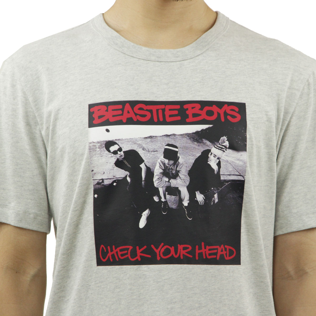 チャンピオン メンズ 半袖Tシャツ 正規品 CHAMPION ビースティ・ボーイズ BEASTIE BOYS ATHLETIC JERSEY  COMBED 