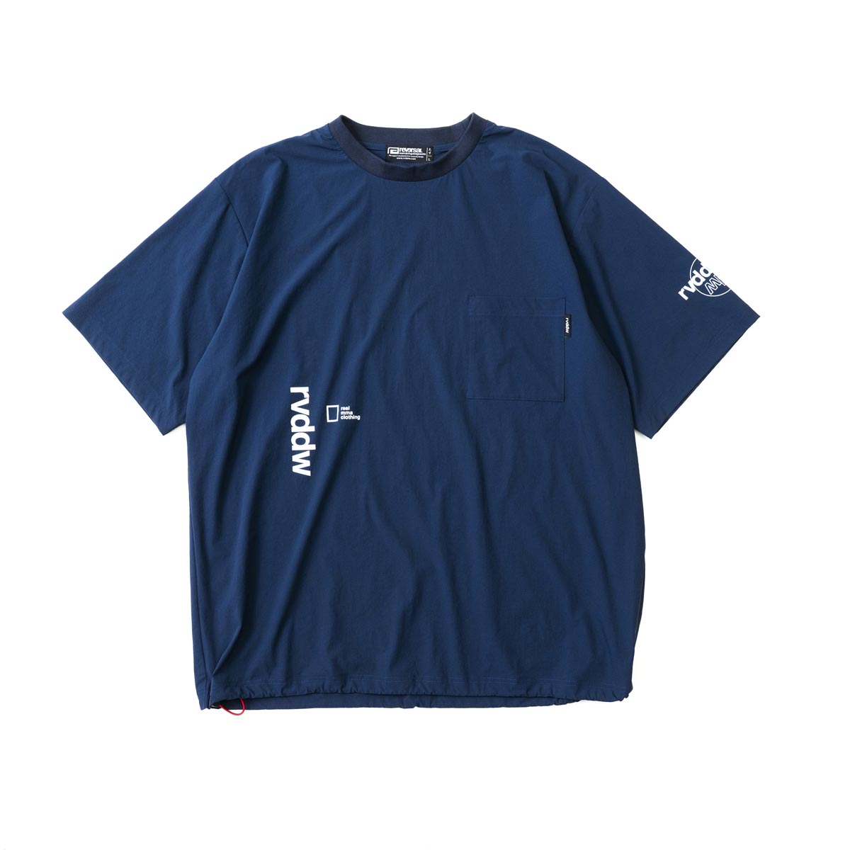 リバーサル メンズ セットアップ 正規販売店 REVERSAL ナイロン 半袖Tシャツ ショートパンツ AGGRESSIVE NYLON SET UP ネイビー rv25aw051-NV NAVY
