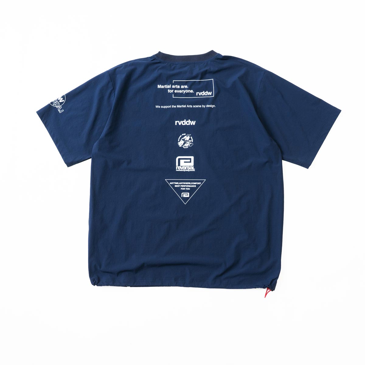 リバーサル メンズ セットアップ 正規販売店 REVERSAL ナイロン 半袖Tシャツ ショートパンツ AGGRESSIVE NYLON SET UP ネイビー rv25aw051-NV NAVY