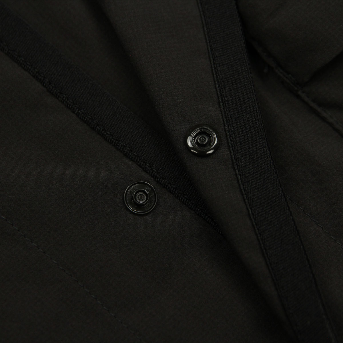ナンガ メンズ カーディガン 正規販売店 NANGA 収納可能 ボタンダウン 軽量 PLC EXCURSION CARDIGAN BLK BLACK N2500-1T405A