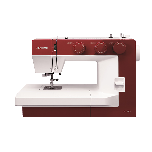 JANOME（ジャノメ） ミシン 初心者 1522 レッド ブルー ミシン 本体