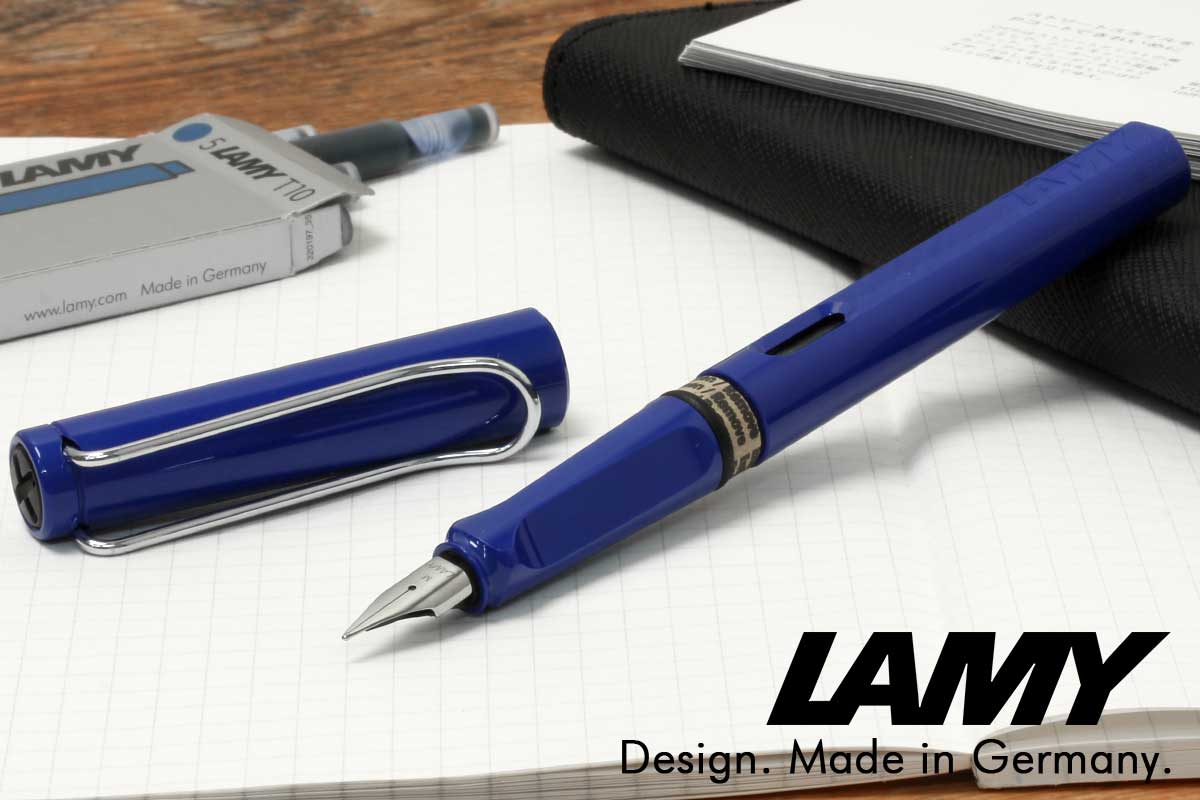 LAMY（ラミー） 万年筆 サファリ ブルー 即日 メール便可 : ペンスタ