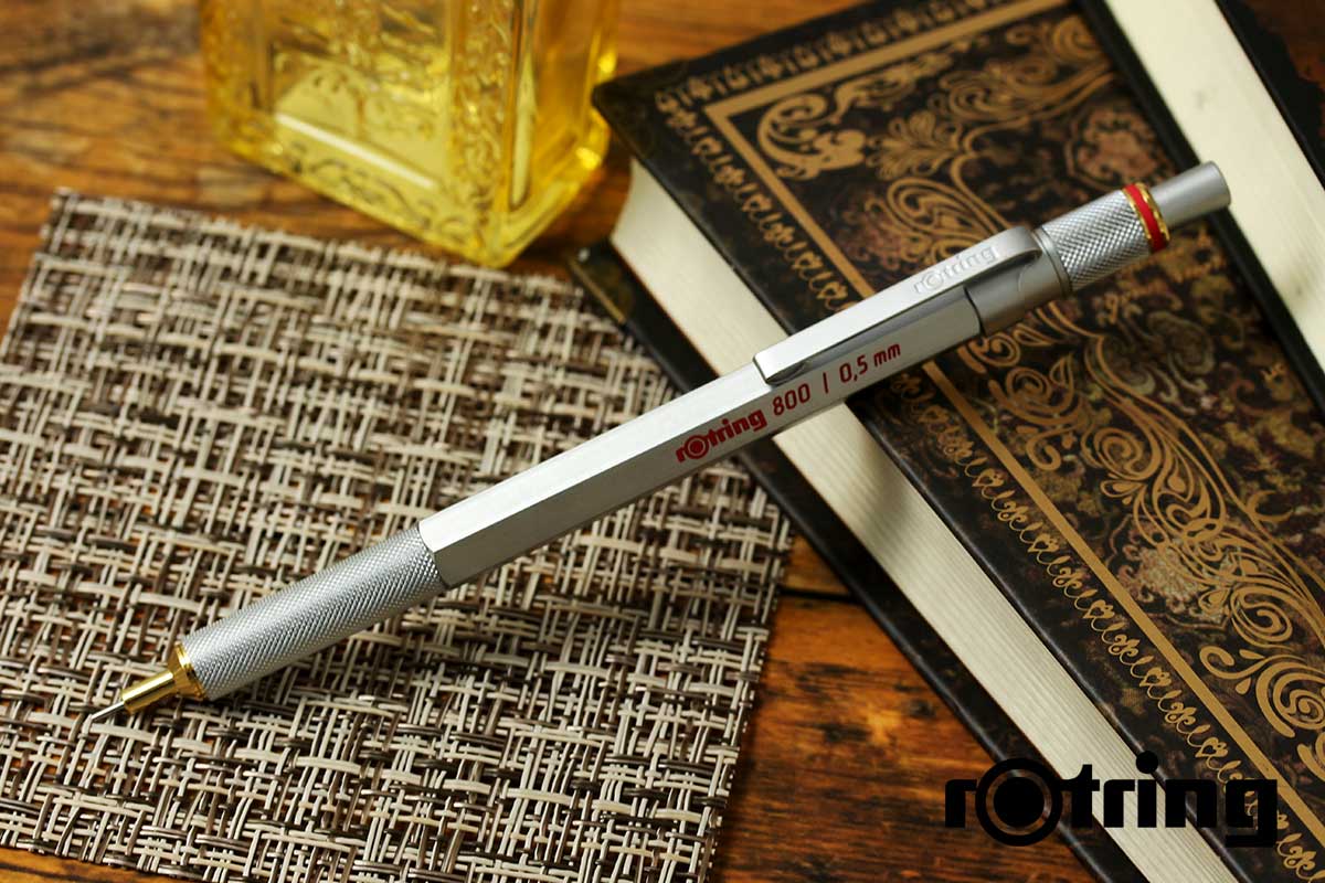 ロットリング お取り寄せ ペンシル Rotring 800 シルバー : ペンスタ