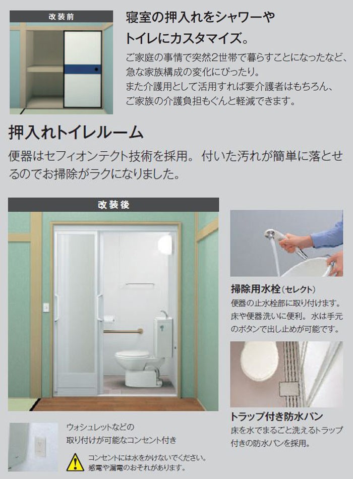 TOTO 押し入れトイレルーム JCV 0815サイズ Kタイプ : toto-jcv-0815k : i-port Yahoo!店 - 通販 -  Yahoo!ショッピング