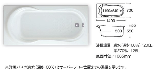PVS1620LJ#369｜TOTO○浴槽 スーパーエクセレントバス[埋込浴槽