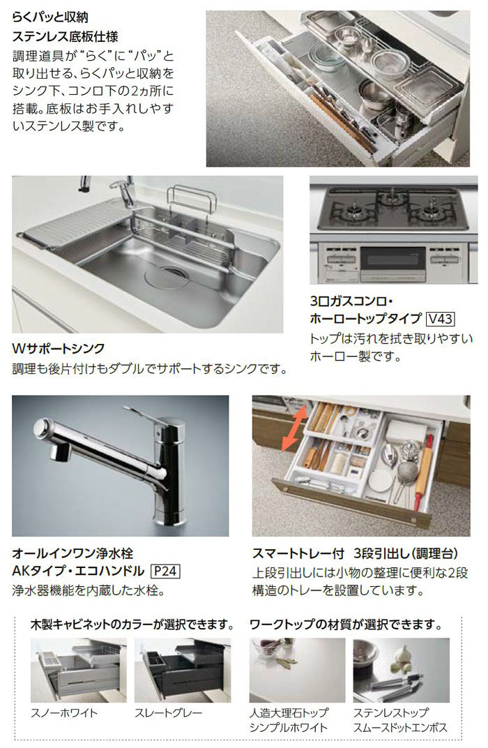リシェル システムキッチン 2550 LIXIL リシェルSI 壁付 I 型 リシェル システムキッチン 2550 LIXIL リシェルSI 壁付 I 型