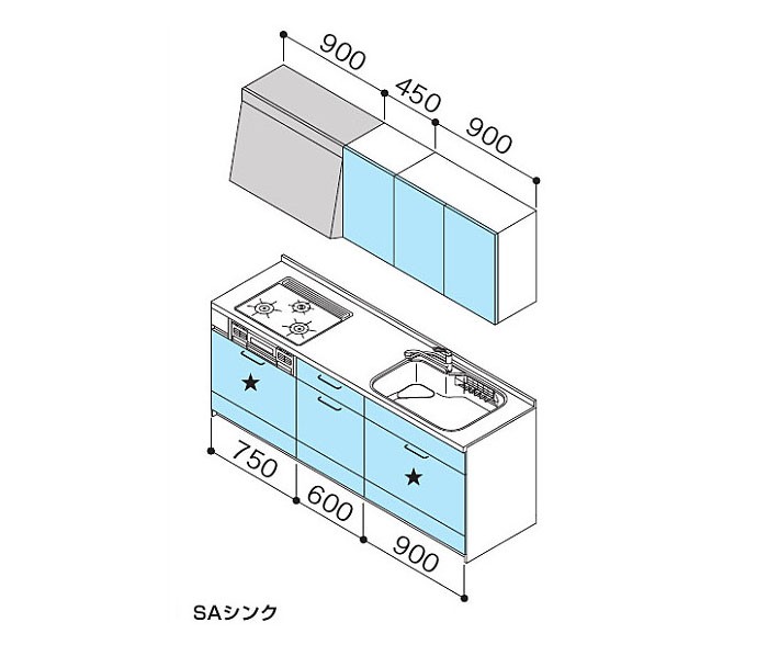 クリナップ ステディア 壁付 I 型 基本プラン 間口225cm class5 システムキッチン W2250 : cl-stedia-st-225 :  i-port Yahoo!店 - 通販 - Yahoo!ショッピング