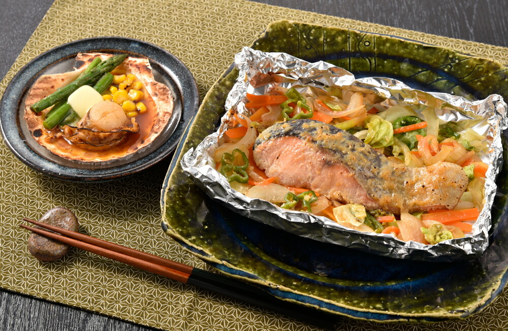 絶対一番安い お歳暮 ギフト 送料無料 海鮮 北海道 鮭のちゃんちゃん焼き と 帆立バター焼き 写真入り 名入れ カード お祝い 内祝い 食べ物 人気 ランキング Sk 軽 保存版 Atempletonphoto Com