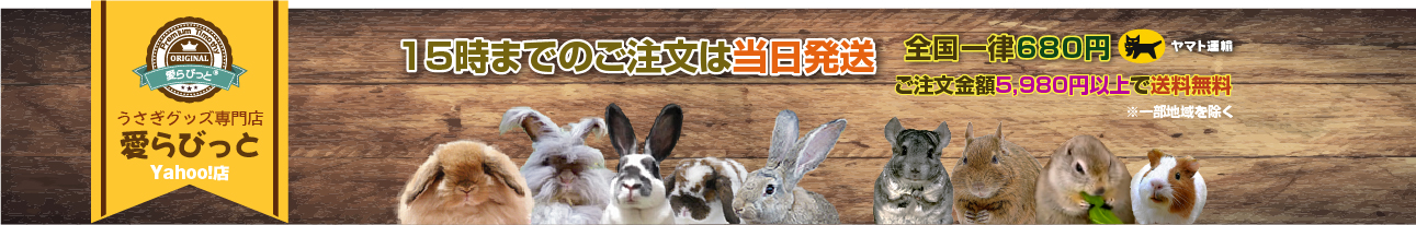 うさぎグッズ専門店 愛らびっと ヘッダー画像