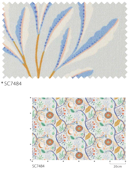 サンゲツ（SANGETSU） Scion(サイオン)オーダーカーテン SC7484-SC7485