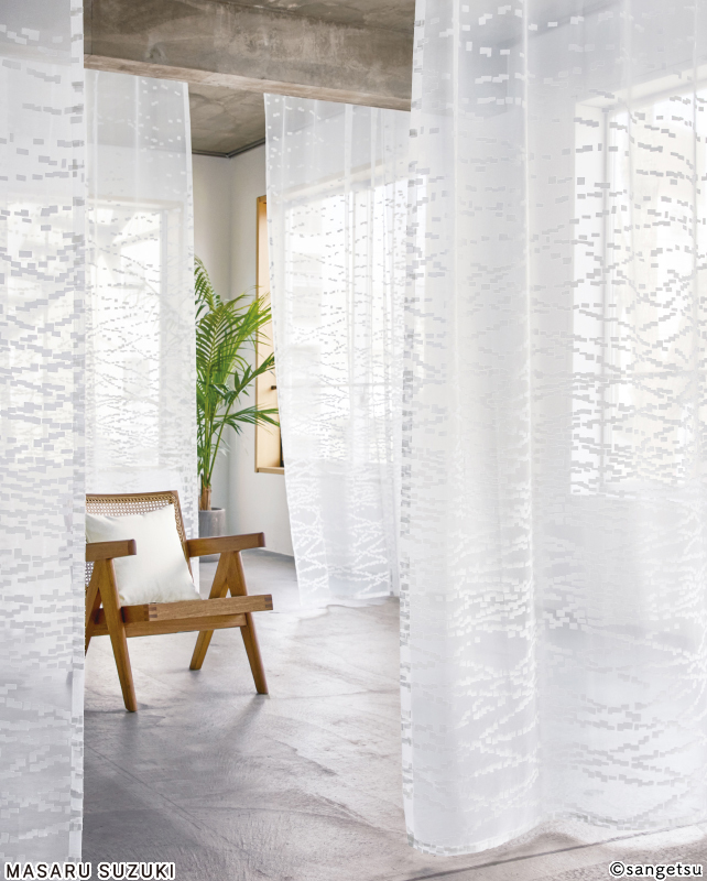 サンゲツ（SANGETSU） オーダーシアーカーテン AC2134 仕上り巾30