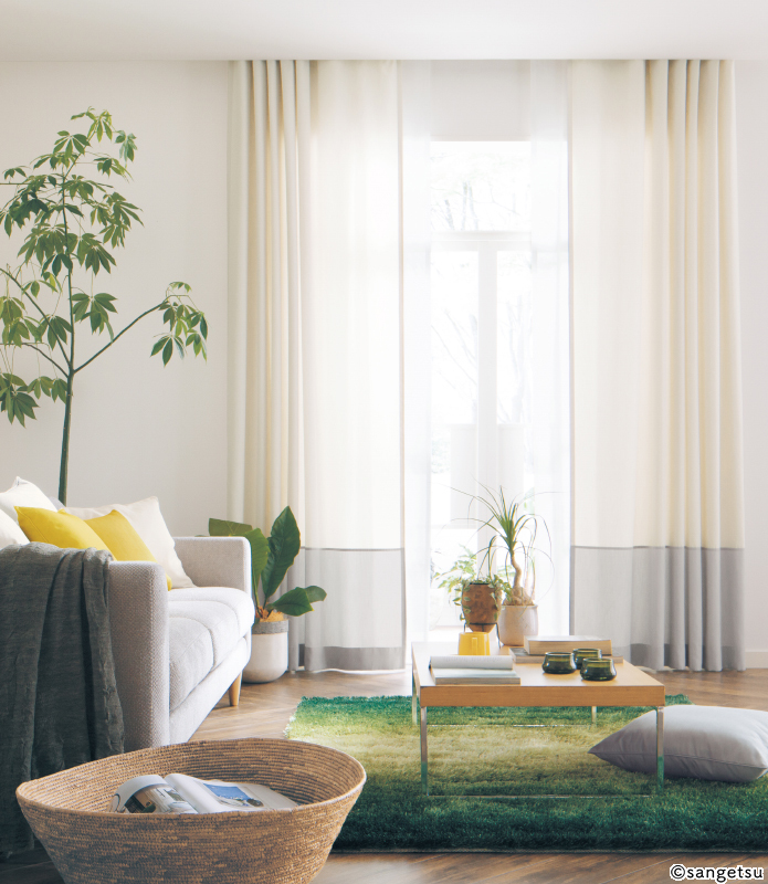 サンゲツ（SANGETSU） オーダーカーテン AC2312-2317 仕上り巾451